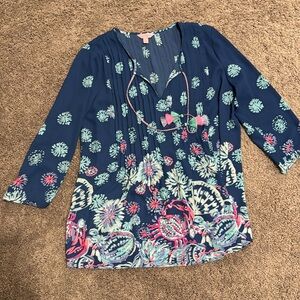 Lilly Pulitzer 3/4 Sleeve tunic